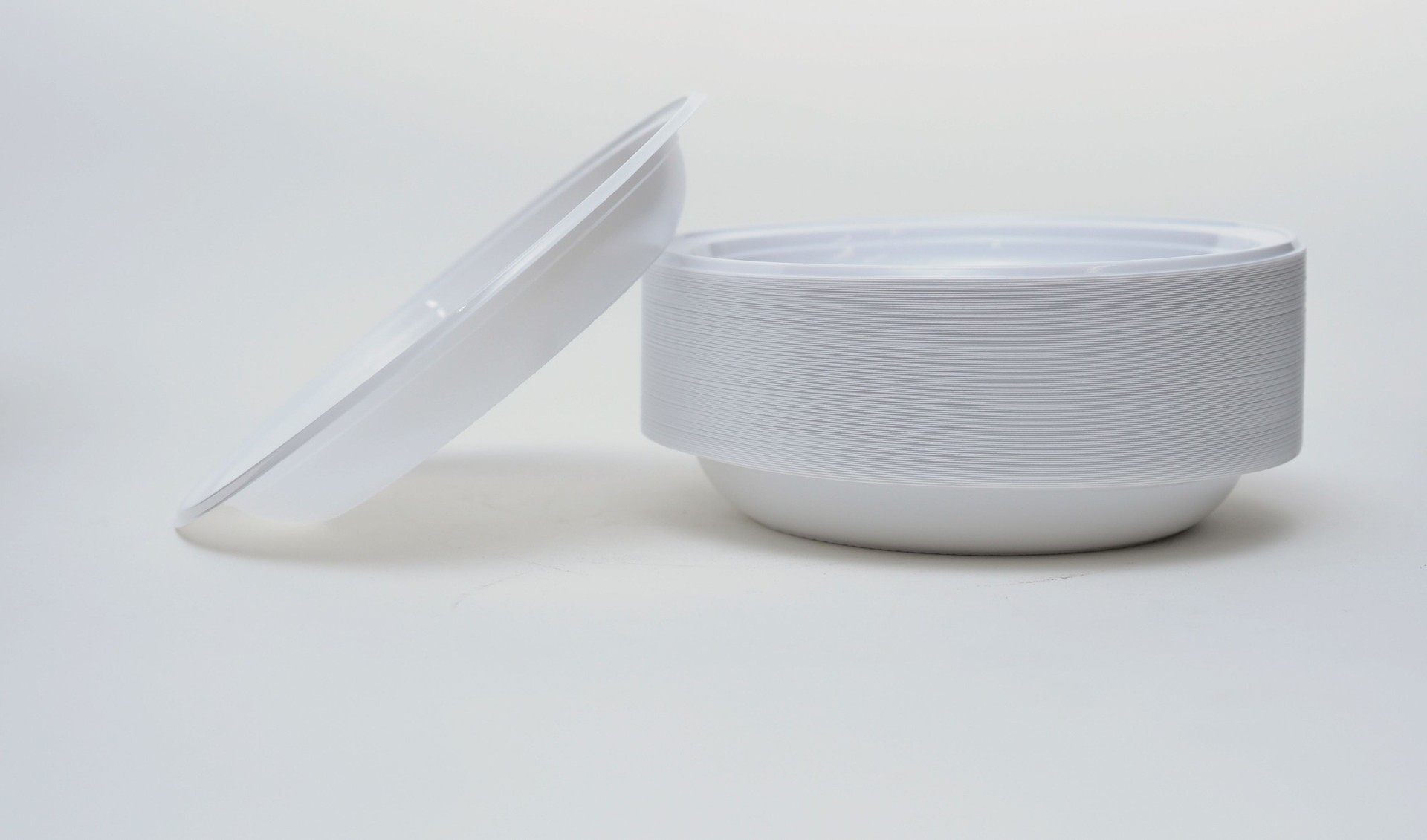Plastic cups and plates